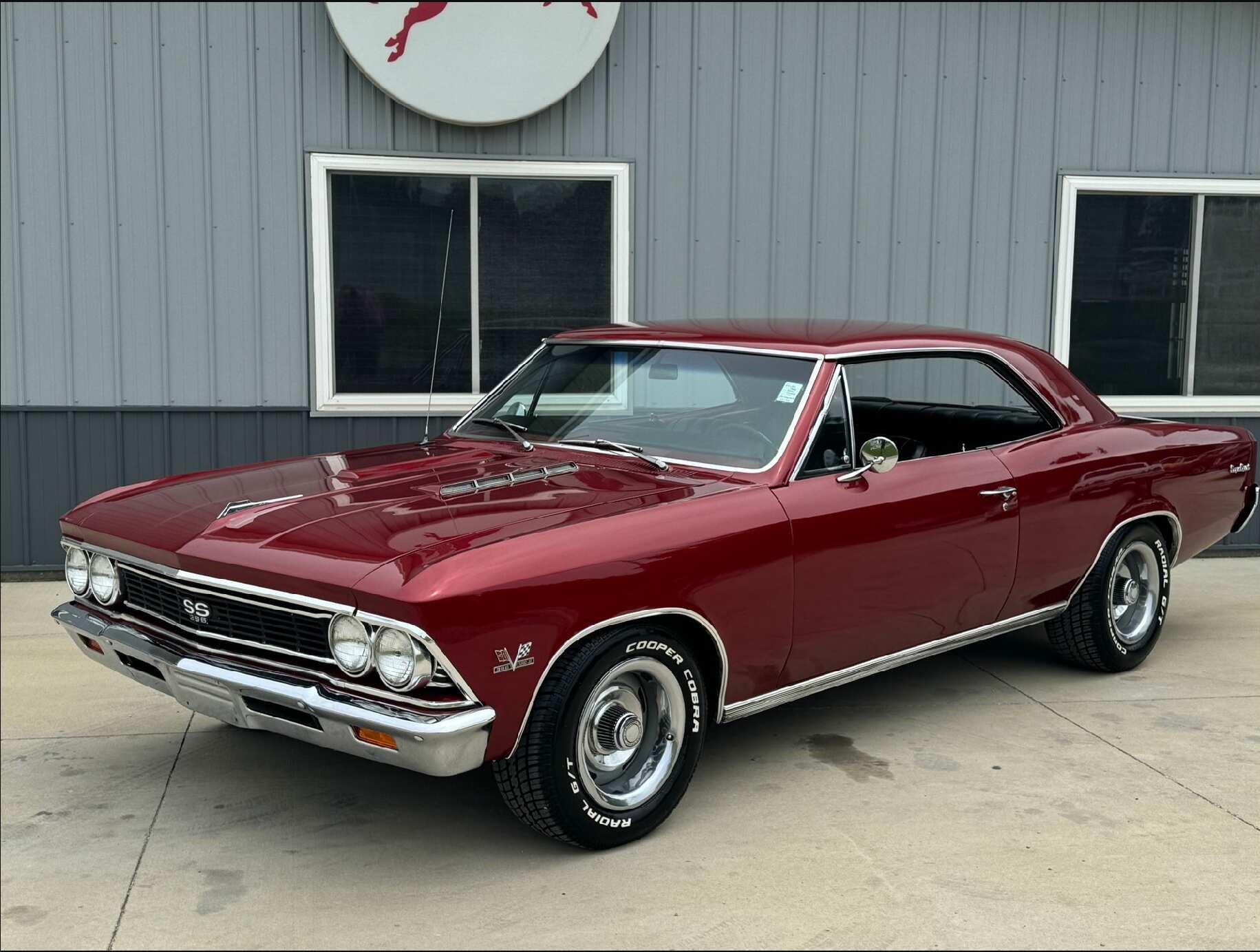 1966 Chevrolet Chevelle SS in original condition, parked at a classic car show
